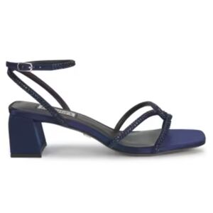 Badgely Mischka Royal Blue 2" Block Heel Dress Sandal